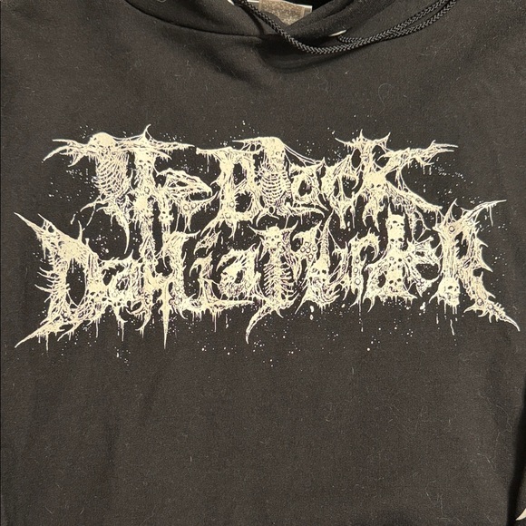 The Black Dahlia Murder - Black Graphic Hoodie with White Print - Picture 3 of 7